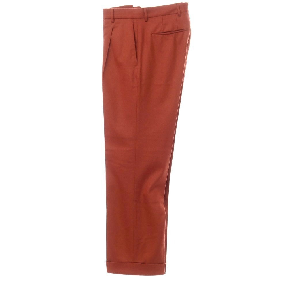 [New] PT TORINO Edge Wool Wide Casual Slacks Pants Maroon [Size 44] [BRW] [A/W] [Condition Rank N] [Men&