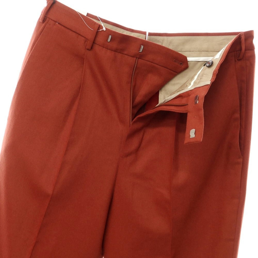 [New] PT TORINO Edge Wool Wide Casual Slacks Pants
 Maroon [Size 46] [BRW] [A/W] [Condition Rank N] [Men&