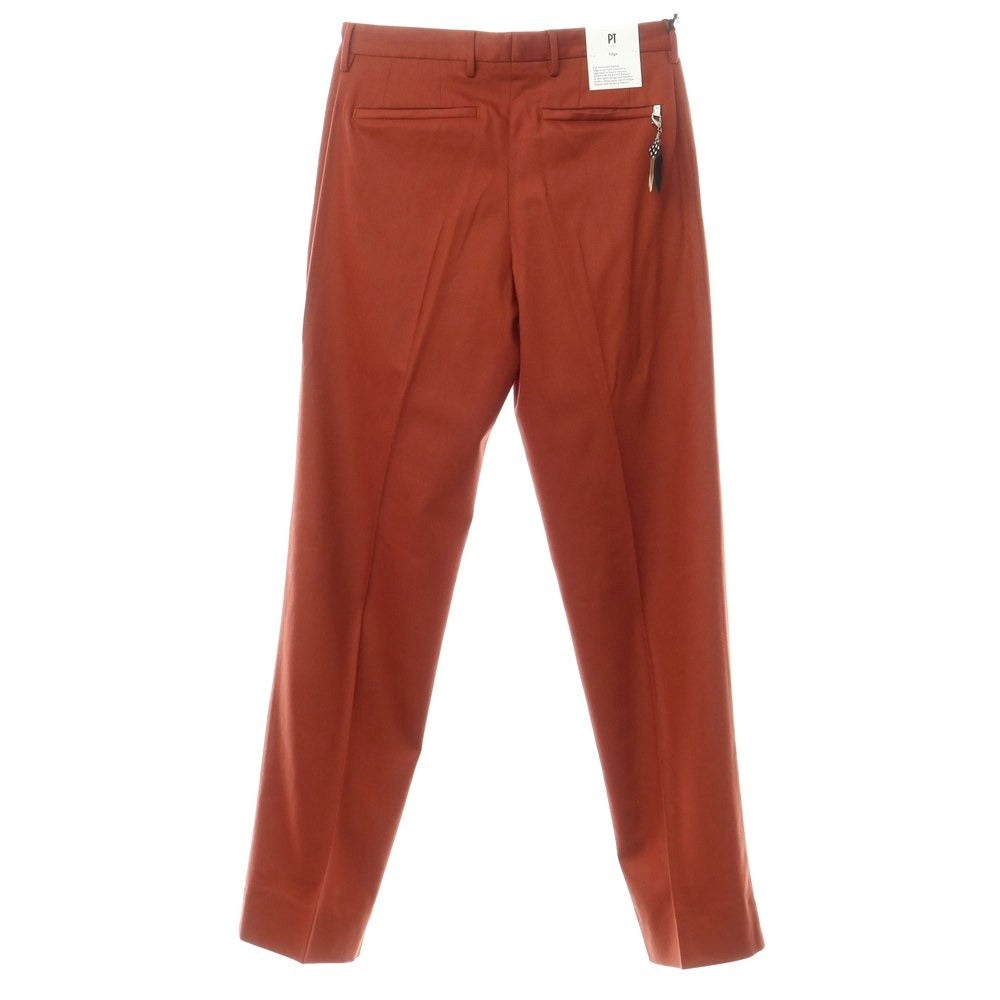 [New] PT TORINO Edge Wool Wide Casual Slacks Pants
 Maroon [Size 46] [BRW] [A/W] [Condition Rank N] [Men&