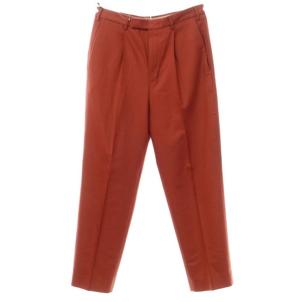 [New] PT TORINO Edge Wool Wide Casual Slacks Pants
 Maroon [Size 46] [BRW] [A/W] [Condition Rank N] [Men&