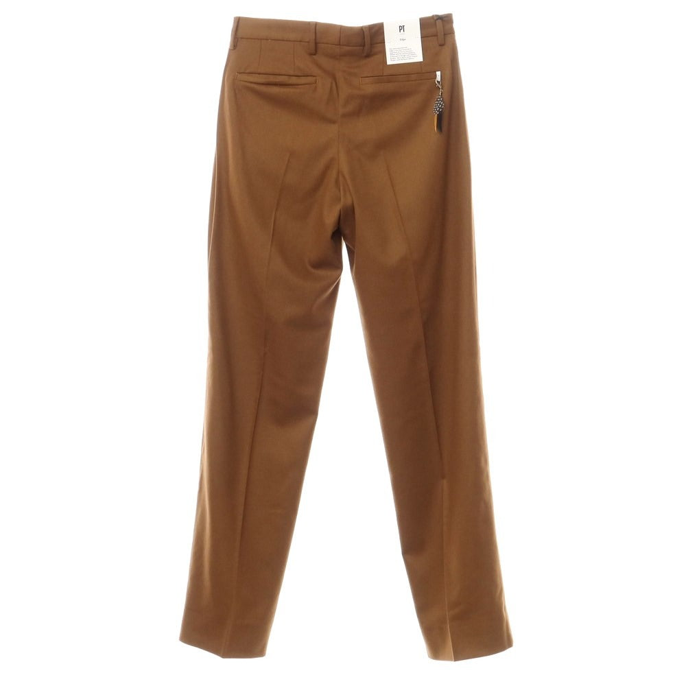 [New] PT TORINO Edge Stretch Wool Casual Slacks Pants Brown [Size 44] [BRW] [A/W] [Condition Rank N] [Men&