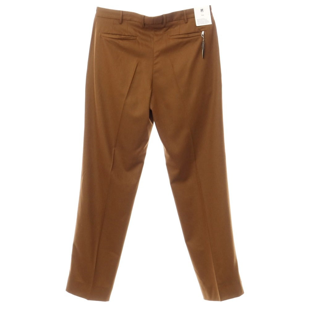 [New] PT TORINO Edge Stretch Wool Casual Slacks Pants
 Brown [Size 52] [BRW] [A/W] [Condition Rank N] [Men&