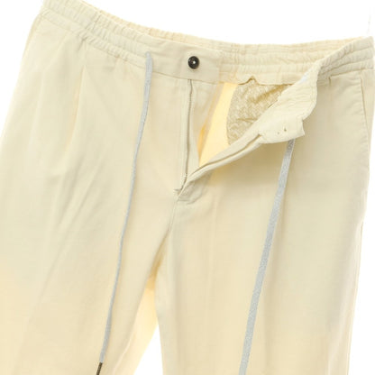 [New] PT TORINO Cotton Cashmere Casual Slacks Pants
 Off-white [Size 48] [WHT] [A/W] [Condition Rank N] [Men&