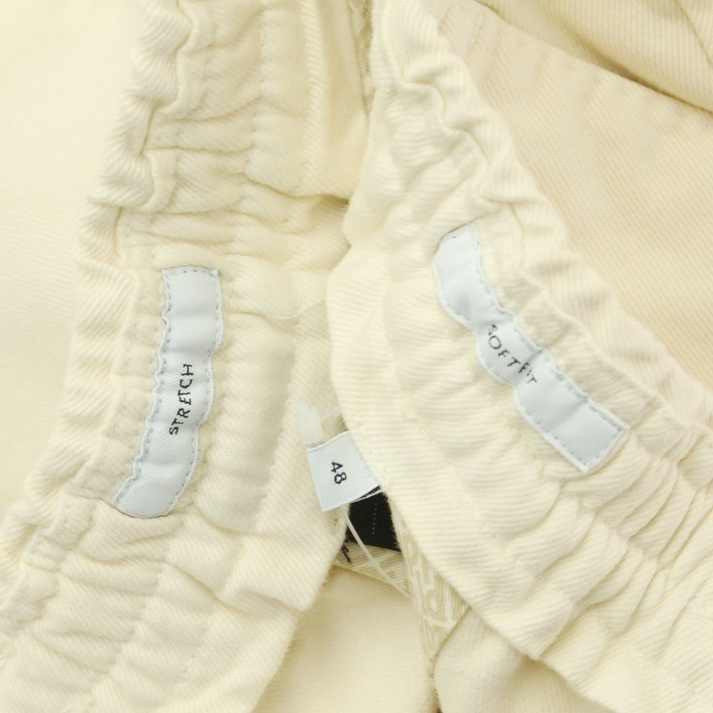 [New] PT TORINO Cotton Cashmere Casual Slacks Pants
 Off-white [Size 48] [WHT] [A/W] [Condition Rank N] [Men&