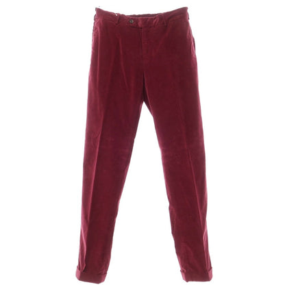 [New] PT TORINO Cotton Velour Casual Slacks Pants
 Wine red [Size 48] [RED] [A/W] [Condition rank N] [Men&