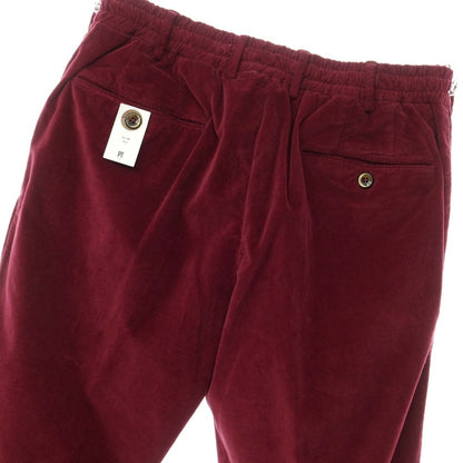 [New] PT TORINO Cotton Velour Casual Slacks Pants
 Wine red [Size 48] [RED] [A/W] [Condition rank N] [Men&