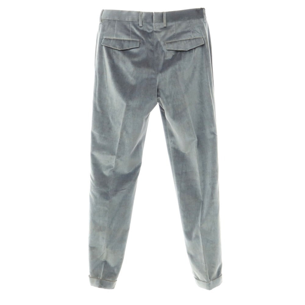 [New Outlet] PT TORINO Cotton Velour Casual Slacks Pants
 Blue gray [Size 46] [GRY] [A/W] [Condition rank N-] [Men&