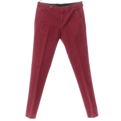 [New] PT TORINO Cotton Lyocell Casual Slacks Pants
 Wine red [Size 32] [RED] [S/S/A/W] [Condition rank N] [Men&