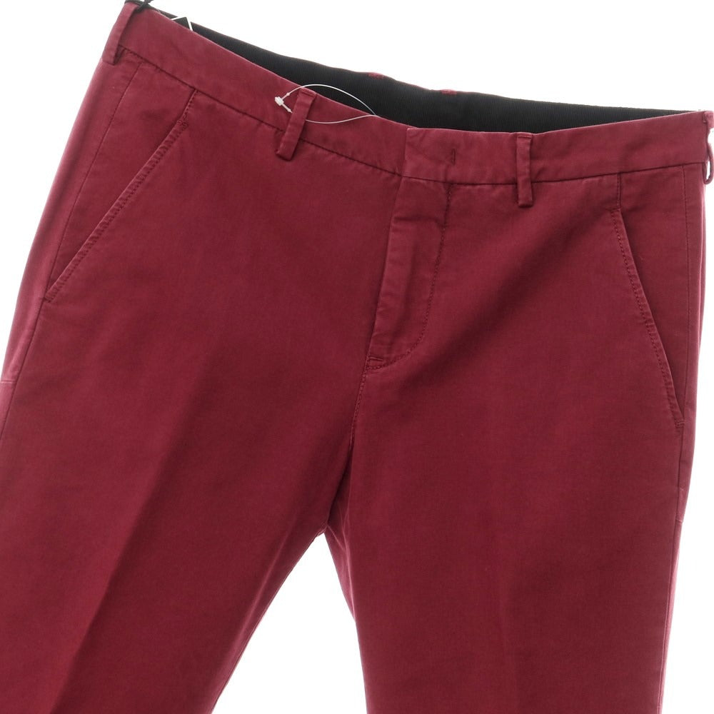 [New] PT TORINO Cotton Lyocell Casual Slacks Pants
 Wine red [Size 32] [RED] [S/S/A/W] [Condition rank N] [Men&