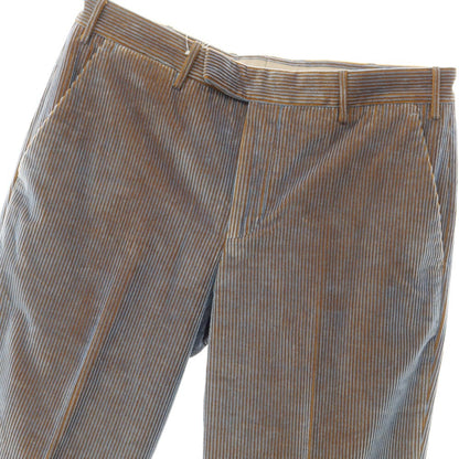 [New] PT TORINO Cotton Corduroy Pants
 Blue x Orange Brown [Size 48] [BLU] [A/W] [Condition Rank N] [Men&