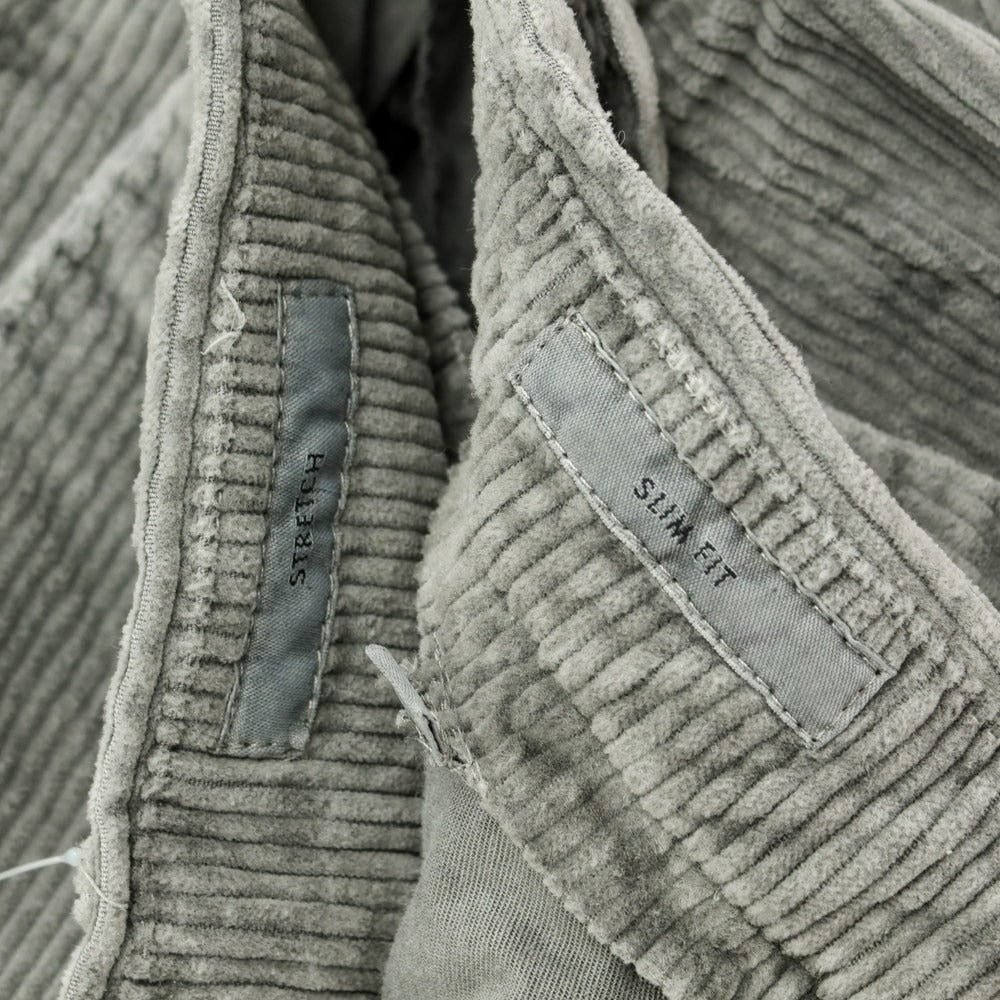 [New] PT TORINO Cotton Cellulose Corduroy Pants
 Gray [Size 48] [GRY] [A/W] [Condition Rank N] [Men&