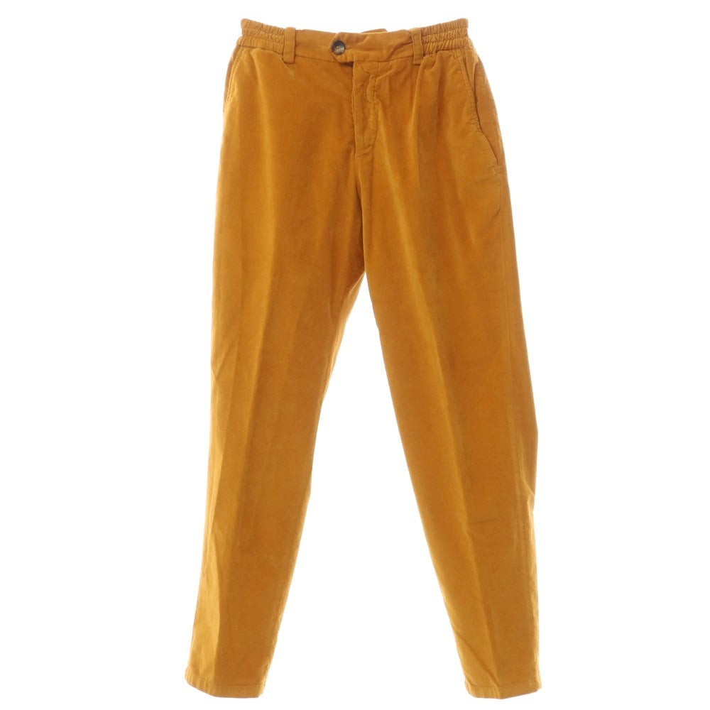 [New] PT TORINO ReWorked Cotton Velour Casual Slacks Pants Orange Brown [Size 30] [BRW] [A/W] [Condition Rank N] [Men&