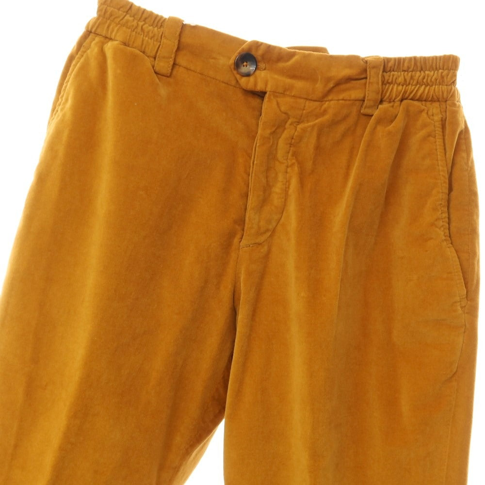 [New] PT TORINO ReWorked Cotton Velour Casual Slacks Pants Orange Brown [Size 30] [BRW] [A/W] [Condition Rank N] [Men&