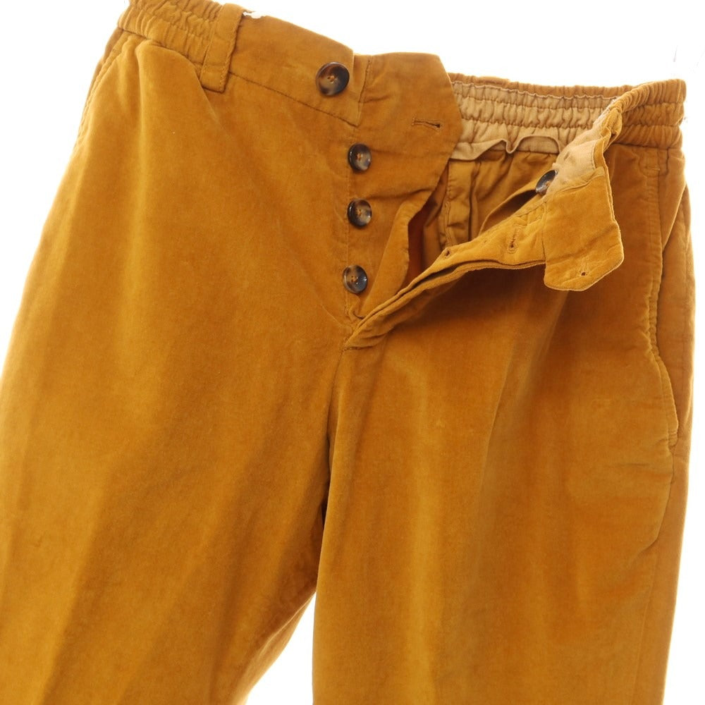 [New] PT TORINO ReWorked Cotton Velour Casual Slacks Pants Orange Brown [Size 30] [BRW] [A/W] [Condition Rank N] [Men&