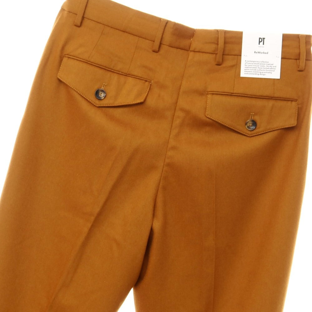 [New] PT TORINO ReWorked Wool Casual Slacks Pants
 Orange brown [Size 46] [BRW] [A/W] [Condition rank N] [Men&