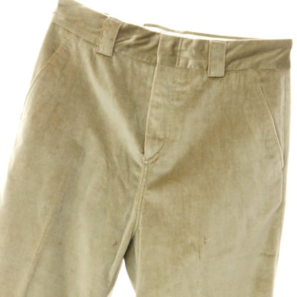 [New] PT TORINO ReWorked Cotton Velour Casual Slacks
 Light Olive [Size 32] [GRN] [A/W] [Condition Rank N] [Men&