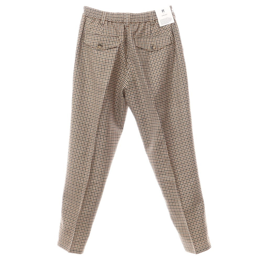 [New] PT TORINO ReWorked Wool Casual Slacks Pants
 Beige x Brown [Size 32] [BEI] [A/W] [Condition Rank N] [Men&