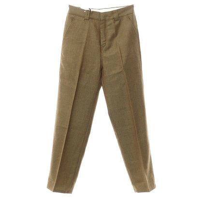 [New] PT TORINO ReWorked Wool Check Casual Slacks
 Green x Brown [Size 32] [GRN] [A/W] [Condition Rank N] [Men&