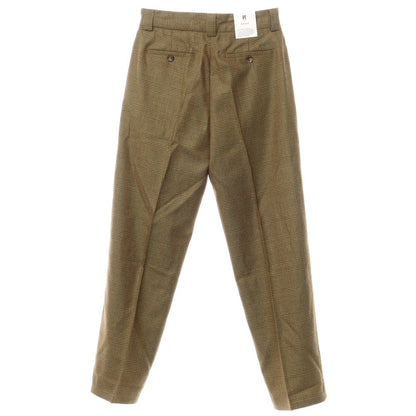 [New] PT TORINO ReWorked Wool Check Casual Slacks
 Green x Brown [Size 32] [GRN] [A/W] [Condition Rank N] [Men&