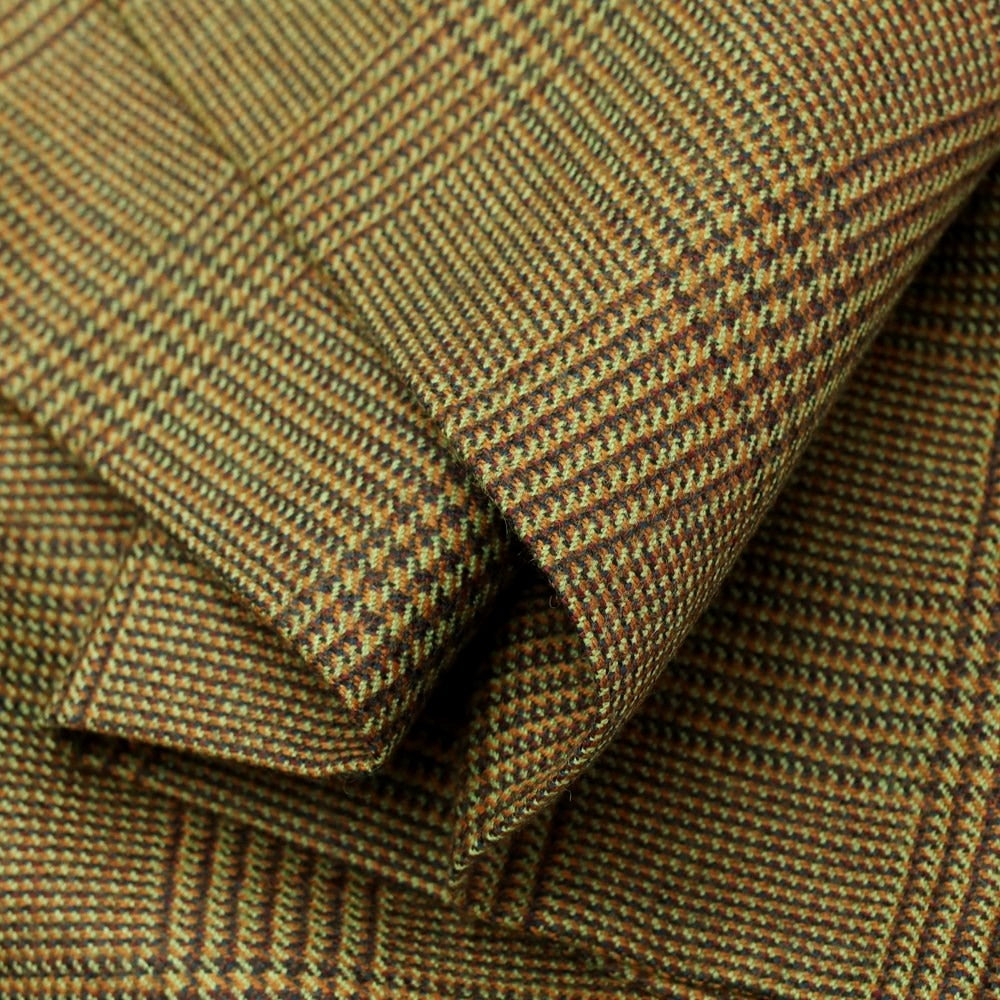 [New] PT TORINO ReWorked Wool Check Casual Slacks
 Green x Brown [Size 32] [GRN] [A/W] [Condition Rank N] [Men&