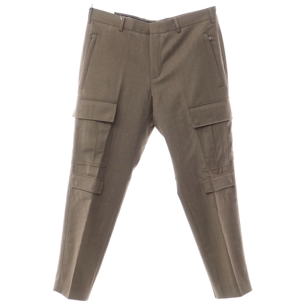 [New] PT TORINO Active polyester wool casual slacks pants
 Warm gray [Size 52] [GRY] [A/W] [Condition rank N] [Men&