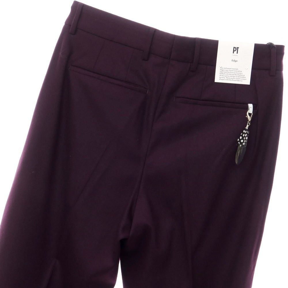 [New] PT TORINO Edge Wool Casual Slacks
 Purple [Size 44] [PUP] [A/W] [Condition Rank N] [Men&