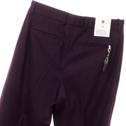 [New] PT TORINO Edge Wool Casual Slacks
 Purple [Size 46] [PUP] [A/W] [Condition Rank N] [Men&