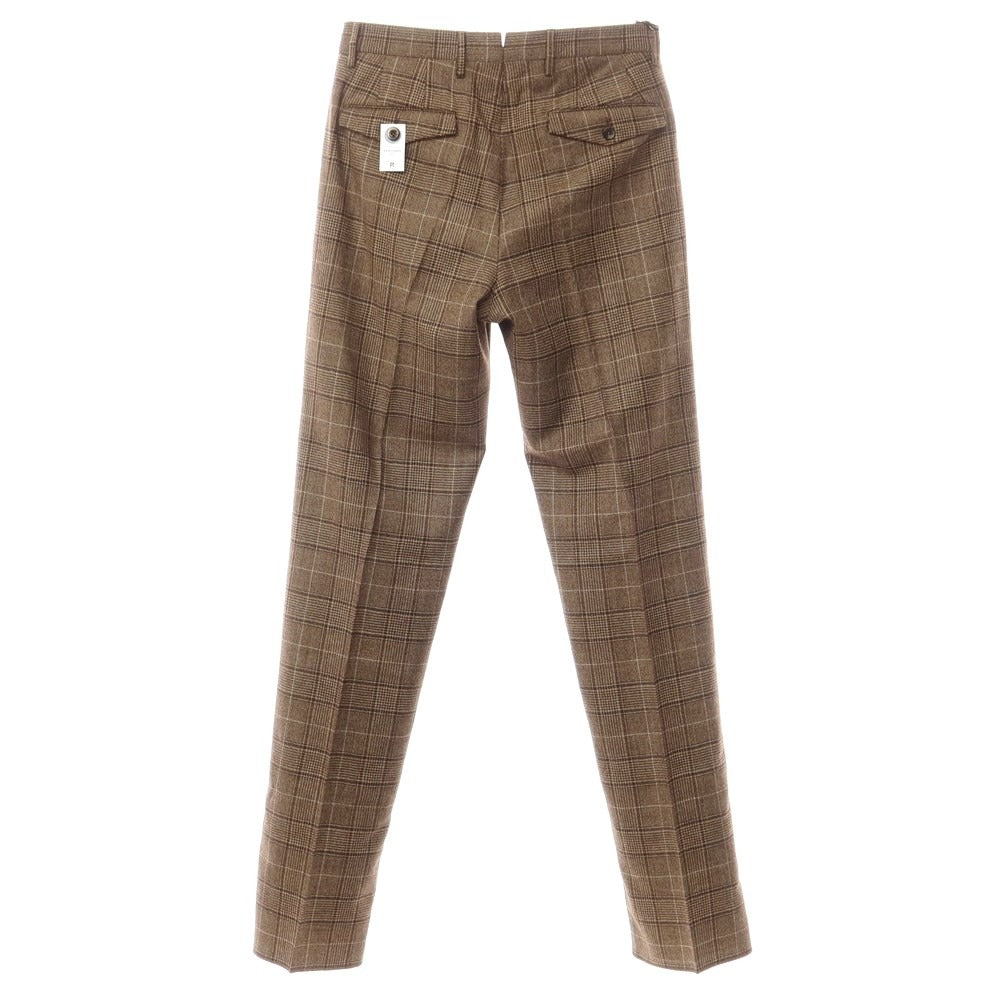 [Used] PT TORINO wool check casual slacks
 Brown [Size 46] [BRW] [A/W] [Condition Rank A] [Men&