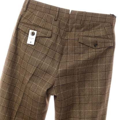 [Used] PT TORINO wool check casual slacks
 Brown [Size 46] [BRW] [A/W] [Condition Rank A] [Men&