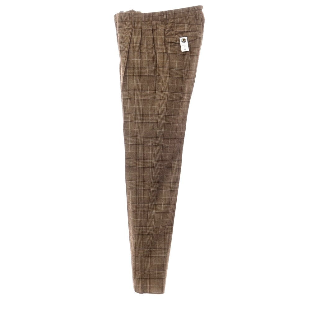 [Used] PT TORINO wool check casual slacks
 Brown [Size 46] [BRW] [A/W] [Condition Rank A] [Men&