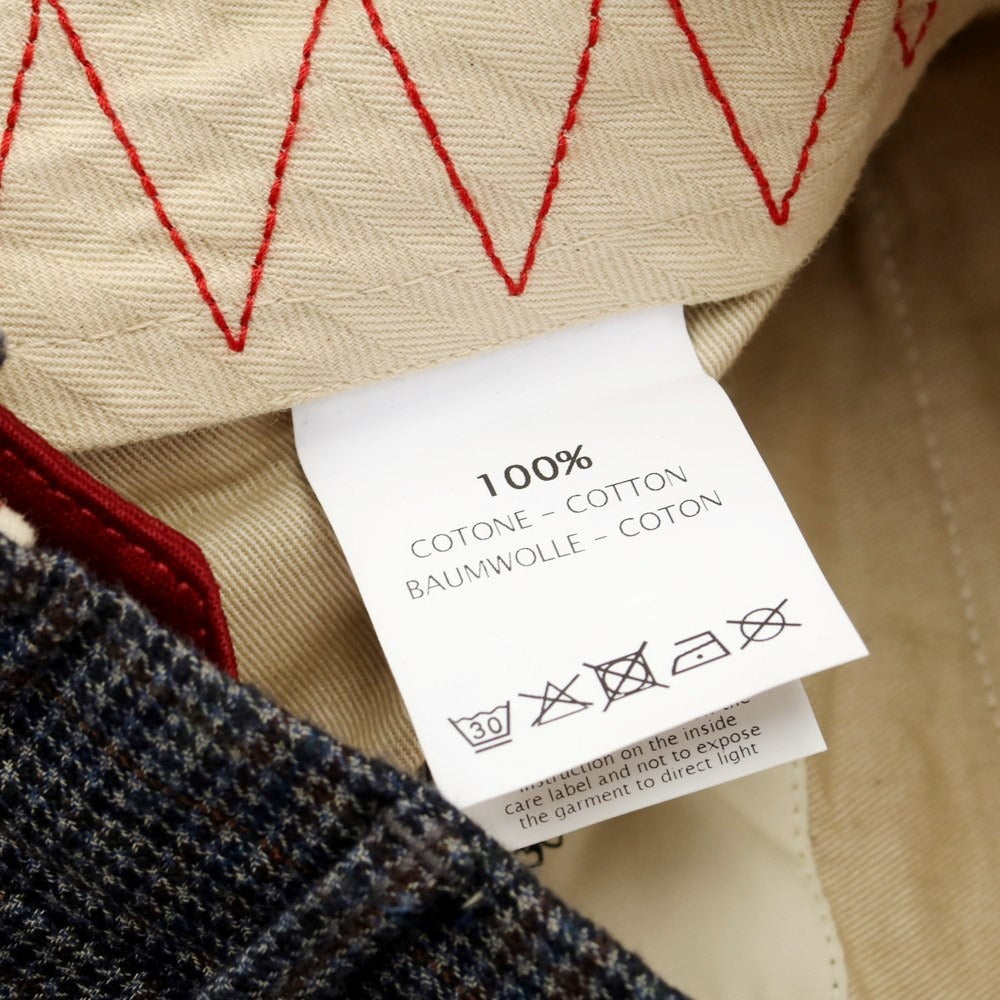 [Used] [Unused] PT01 Cotton Check Casual Slacks
 Gray x Brown [Size 30] [GRY] [S/S/A/W] [Condition Rank S] [Men&