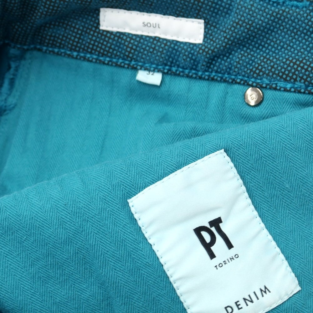 [New] PT Torino SOUL Cotton 5 Pocket Pants
 Blue [Size 32] [BLU] [A/W] [Condition Rank N] [Men&