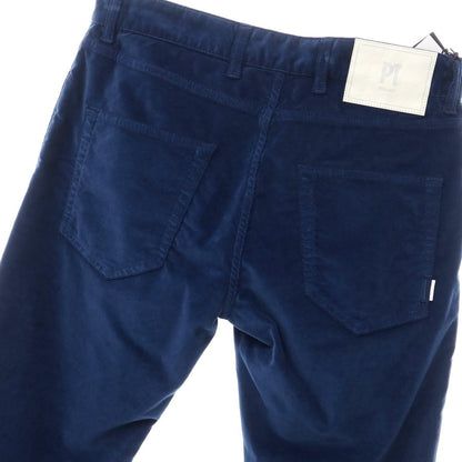 [New] PT TORINO Cotton Check Velour 5 Pocket Pants
 Dark blue [Size 30] [BLU] [A/W] [Condition Rank N] [Men&