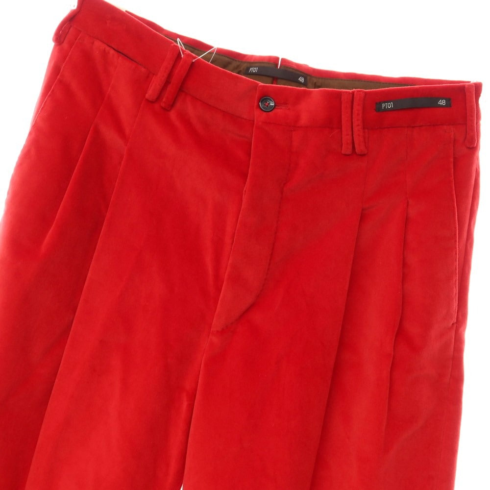 [Used] PT TORINO Cotton Velvet Casual Slacks
 Red [Size 48] [RED] [A/W] [Condition Rank B] ​​[Men&