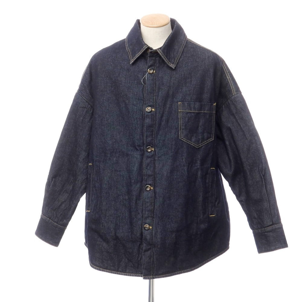 [New Outlet] Bagutta Oversized Padded Denim Jacket Navy [Size S] [NVY] [A/W] [Condition Rank N-] [Men&