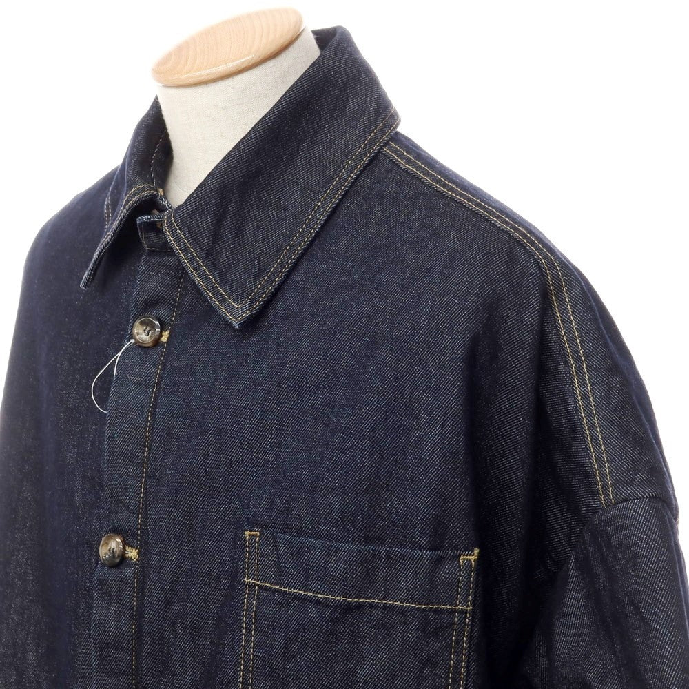 [New Outlet] Bagutta Oversized Padded Denim Jacket Navy [Size S] [NVY] [A/W] [Condition Rank N-] [Men&