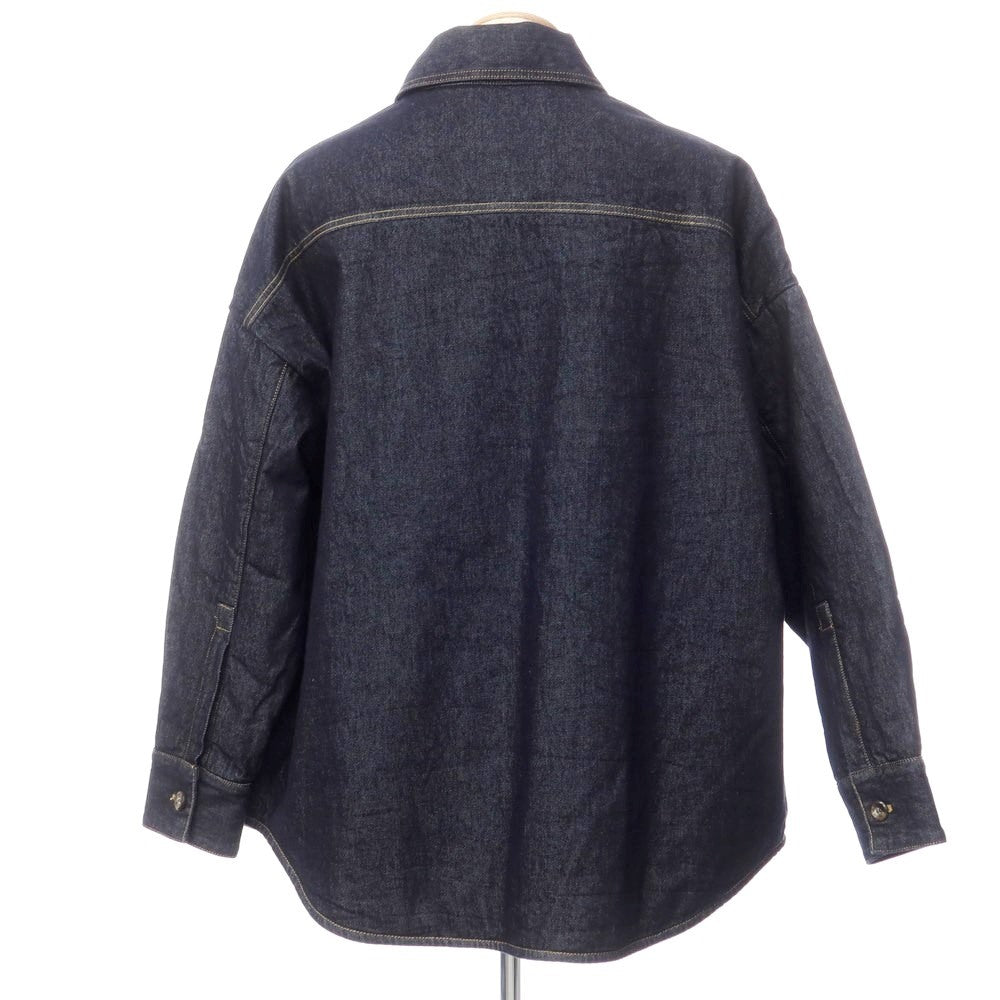 [New Outlet] Bagutta Oversized Padded Denim Jacket Navy [Size S] [NVY] [A/W] [Condition Rank N-] [Men&