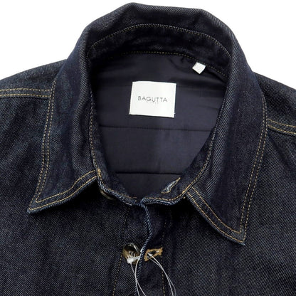 [New Outlet] Bagutta Oversized Padded Denim Jacket Navy [Size S] [NVY] [A/W] [Condition Rank N-] [Men&