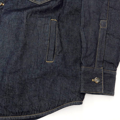 [New Outlet] Bagutta Oversized Padded Denim Jacket Navy [Size S] [NVY] [A/W] [Condition Rank N-] [Men&