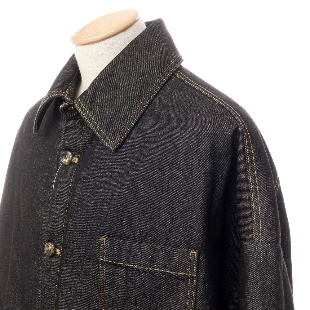 [New Outlet] Bagutta Oversized Padded Denim Jacket Black [Size S] [BLK] [A/W] [Condition Rank N-] [Men&