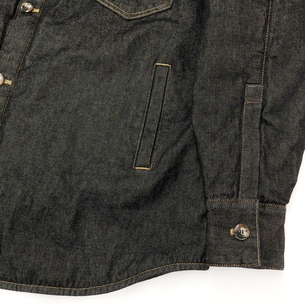 [New Outlet] Bagutta Oversized Padded Denim Jacket Black [Size S] [BLK] [A/W] [Condition Rank N-] [Men&