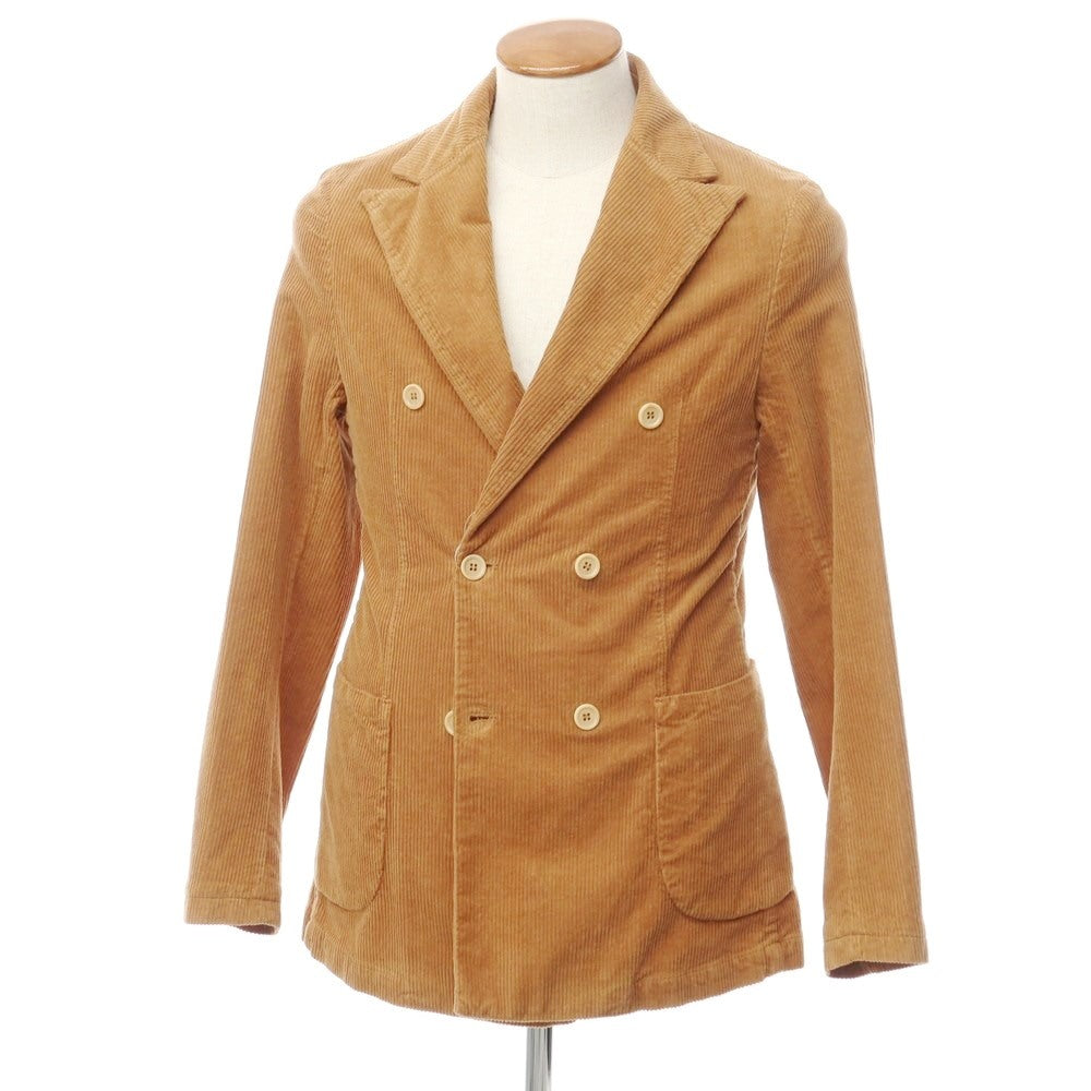 [Used] Bagutta Stretch Corduroy Double Jacket Camel [Size 48] [BRW] [A/W] [Condition Rank B] ​​[Men&