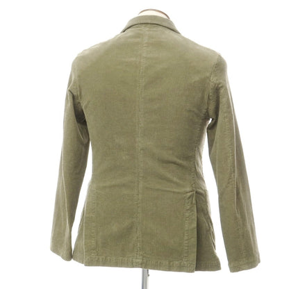 [New Outlet] Bagutta Stretch Corduroy Double Jacket Olive [Size 50] [GRN] [A/W] [Condition Rank N-] [Men&