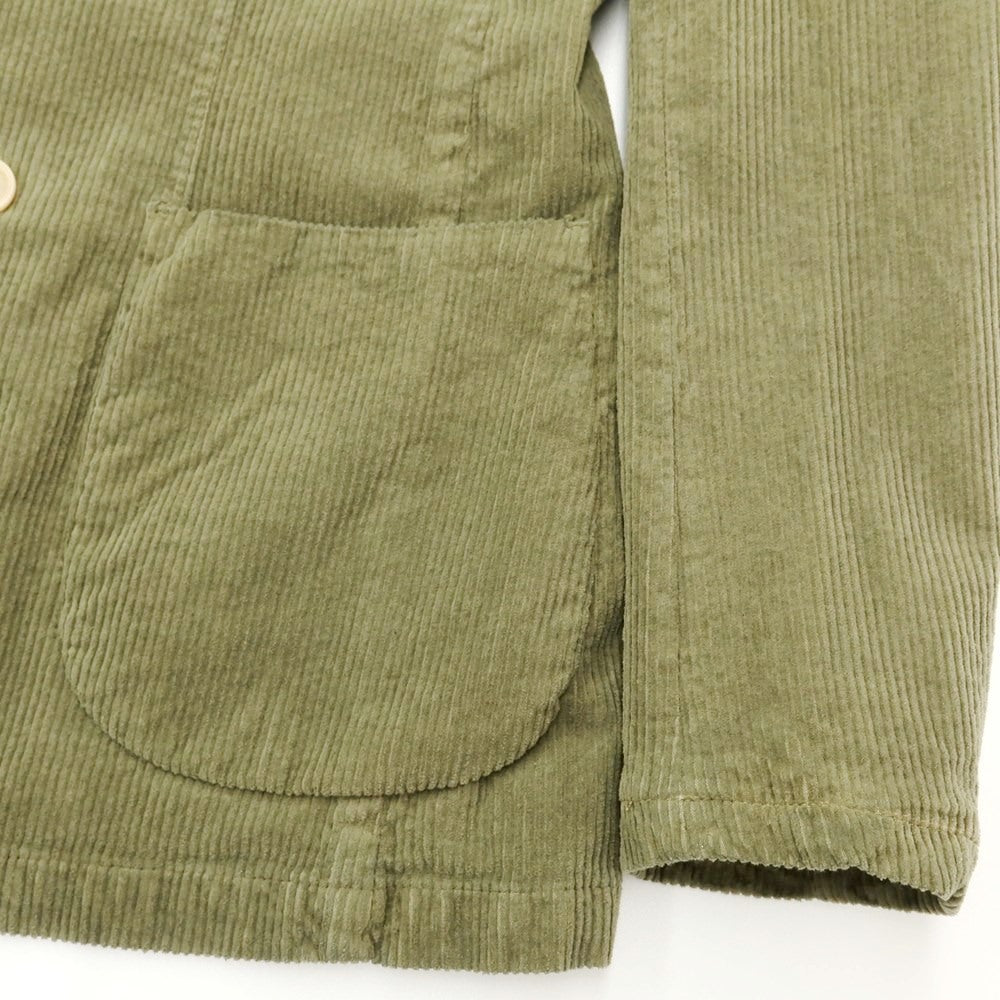 [New Outlet] Bagutta Stretch Corduroy Double Jacket Olive [Size 50] [GRN] [A/W] [Condition Rank N-] [Men&