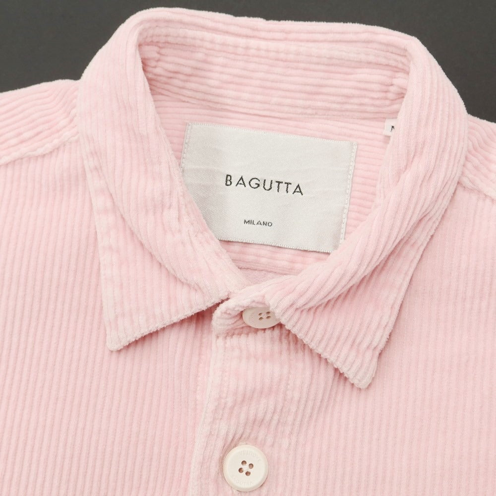 [New] Bagutta Stretch Corduroy Casual Shirt Pink [Size M] [PNK] [A/W] [Condition Rank N] [Men&