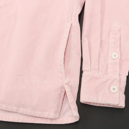 [New] Bagutta Stretch Corduroy Casual Shirt Pink [Size M] [PNK] [A/W] [Condition Rank N] [Men&