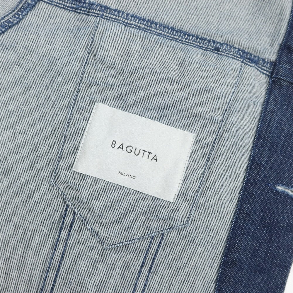 【新品アウトレット】バグッタ Bagutta Gジャン デニムジャケット
 ネイビー【サイズM】【NVY】【S/S/A/W】【状態ランクN-】【メンズ】
【768771】
[DPD]