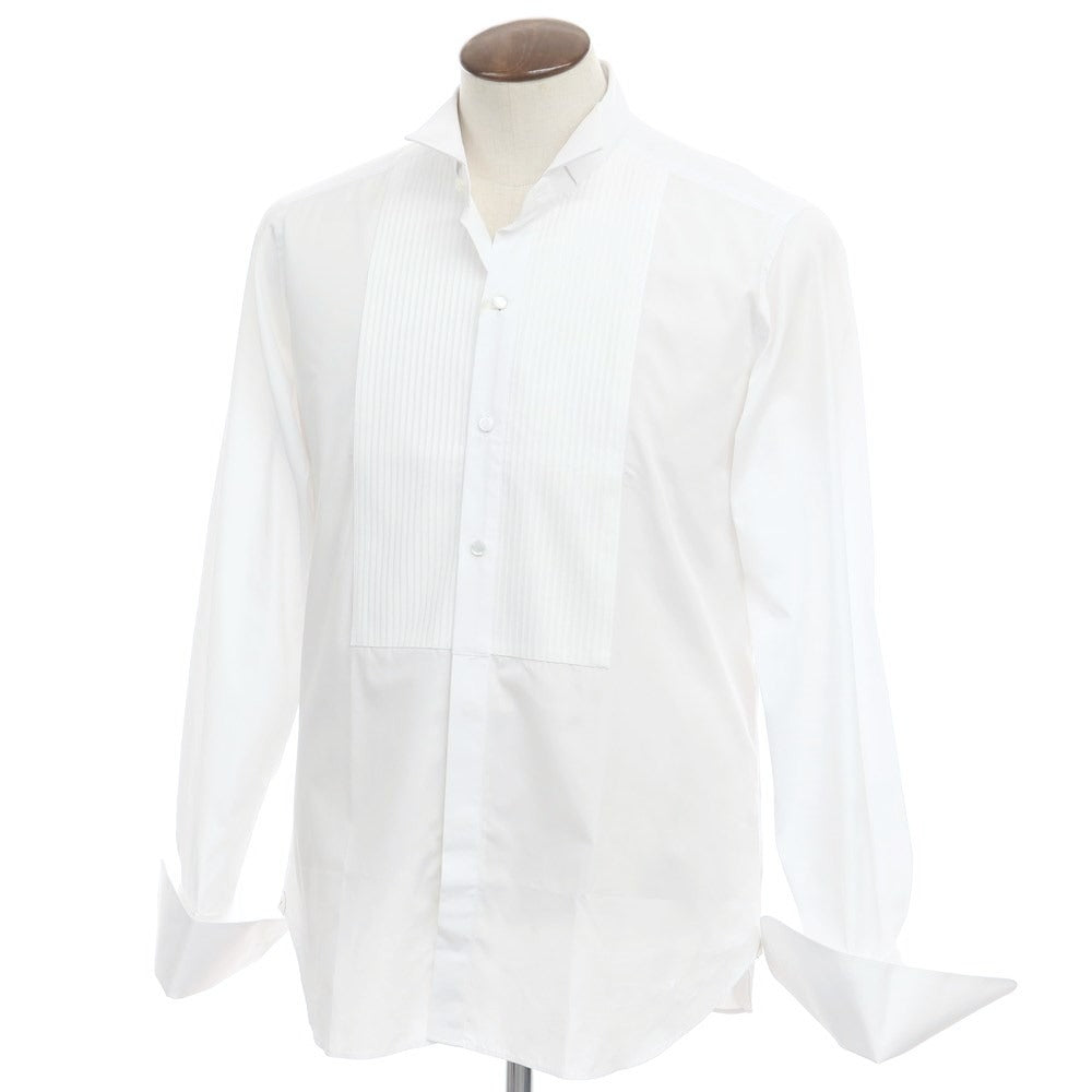 [New] Bagutta Cotton Wing Collar Dress Shirt
 White [Size 42] [WHT] [S/S/A/W] [Condition Rank N] [Men&