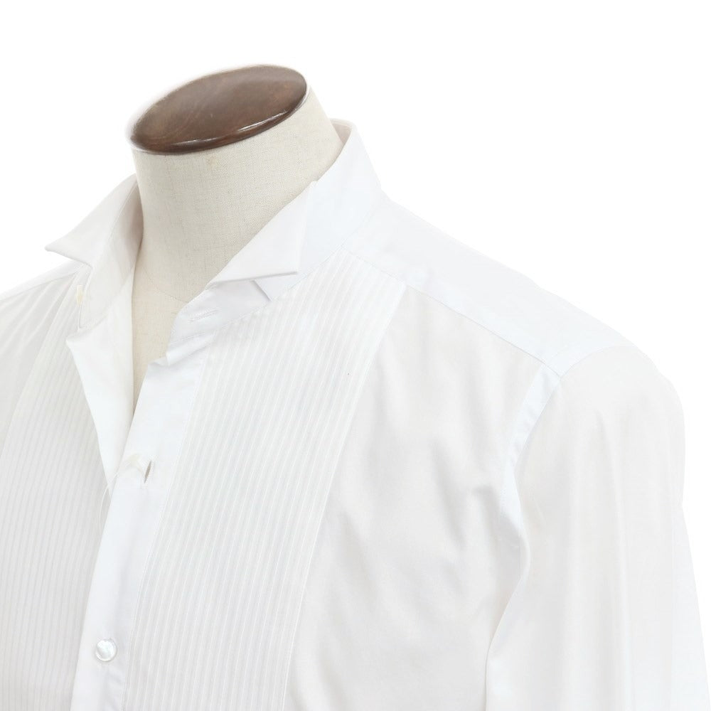 [New] Bagutta Cotton Wing Collar Dress Shirt
 White [Size 42] [WHT] [S/S/A/W] [Condition Rank N] [Men&