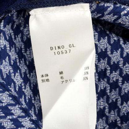 [Used] Bagutta Cotton Wool Acrylic Casual Shirt Navy x White [39] [Condition Rank C] [Men&